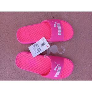 NWT Pink puma slippers